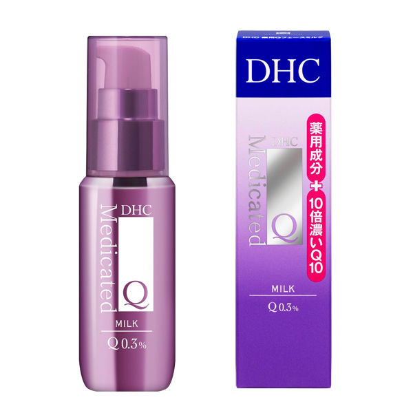 DHC 薬用QフェースミルクSS 40ml 保湿乳液・コエンザイムQ10 ディーエイチシー - アスクル