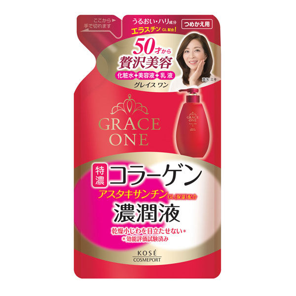 グレイスワン 濃潤液 詰替え 200mL　乾燥肌 エイジングケア オールインワン　コーセーコスメポート