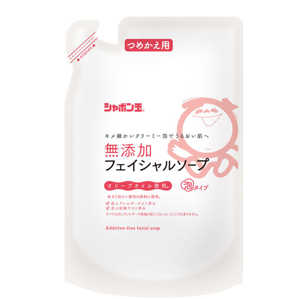 シャボン玉 無添加フェイシャルソープ 詰替え用 180mL - アスクル