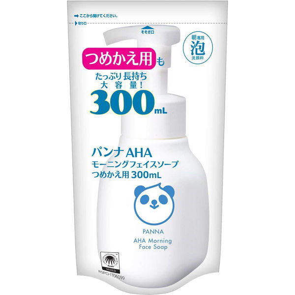 パンナポンパ AHAモーニングフェイスソープ 詰替え用 300mL