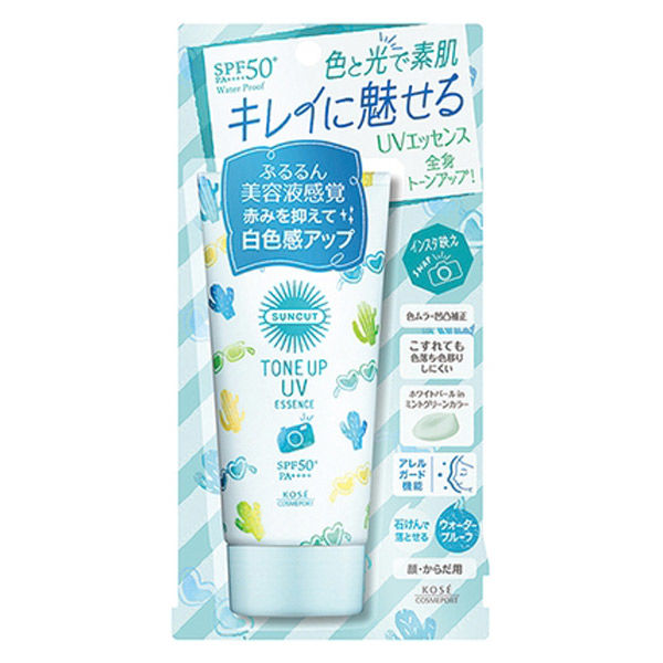 サンカットR トーンアップUV エッセンス ミントグリーン SPF50+