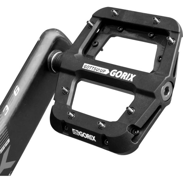 GORIX 自転車ワイドフラットペダル GX-H55 1個（直送品） - アスクル