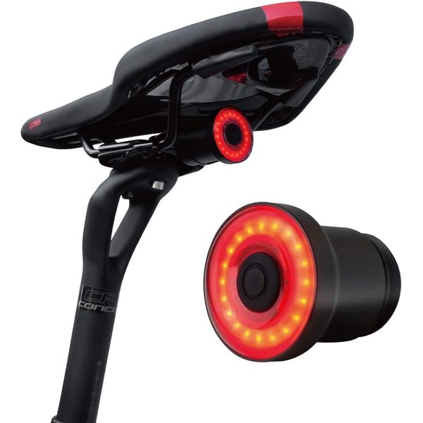GORIX 自転車自動点灯テールライト GX-TL100 1個（直送品）