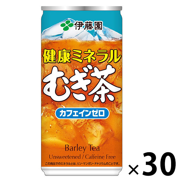 伊藤園 健康ミネラルむぎ茶 190g 1箱（30缶入）