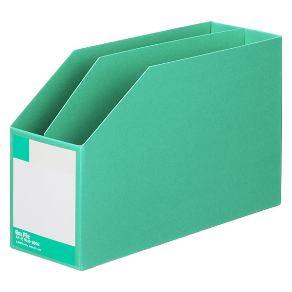 ライオン事務器 ボックスファイル　　Ｂー８８０Ｅ　Ａ４緑 11712 1冊