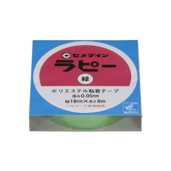 セメダイン ラピー18×8M緑 (箱) TP-267 1個