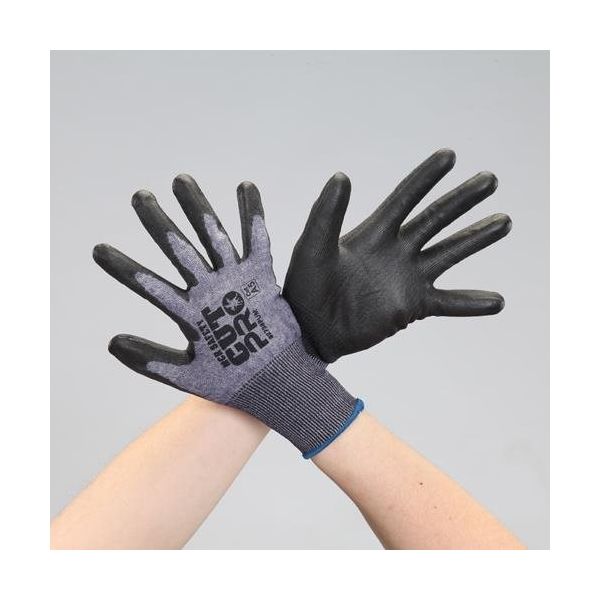エスコ [XL] 手袋(耐切創/PUコート/タッチスクリーン対応) EA354E-98 1セット(3双)（直送品）