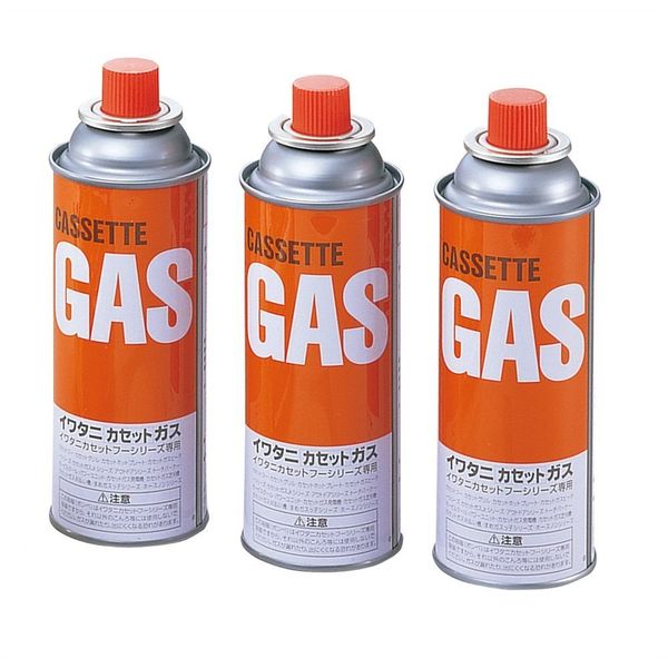 ナリカ ガスボンベ CBー250ーOR (容量250g) (3本組) F35-6401-01 1セット(18本:3本×6セット)（直送品）