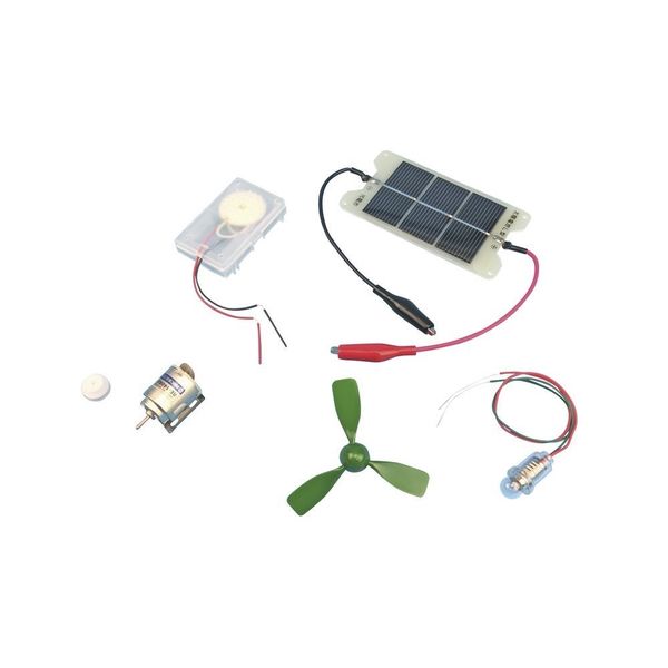 ナリカ 光電池実験セット AL型 光電池・豆電球・モーター・プロペラ