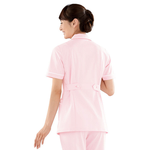 膝丈ナース服　薄ピンク色 Amazon.co.jp: [toysfan] ナース服 ボタンタイプ ピンク 超ミニ