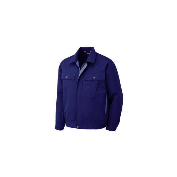 ミドリ安全 作業服 男女共用 長袖 ブルゾン G567 LL ネイビー 3110108406 1点(1着)（直送品）