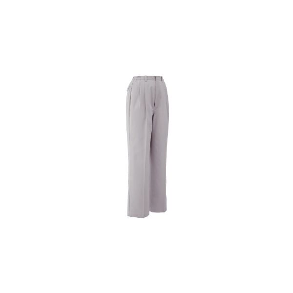 ミドリ安全 女性用 作業服 スラックス L561 17号 シルバーグレー 3116102608 1点（直送品）