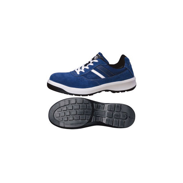 ミドリ安全 JIS規格 安全靴 スニーカータイプ G3550 25.0cm ブルー 1204000809 1足（直送品）