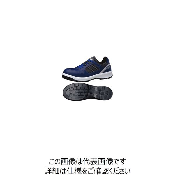 ミドリ安全 JSAA認定 作業靴 プロスニーカー G3690 23.5cm ネイビー 1204003006 1足（直送品）