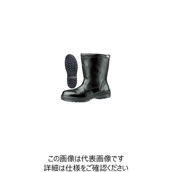 ミドリ安全 JIS規格 安全靴 半長靴 RT940 静電 24.0cm ブラック 1640050007 1足（直送品）