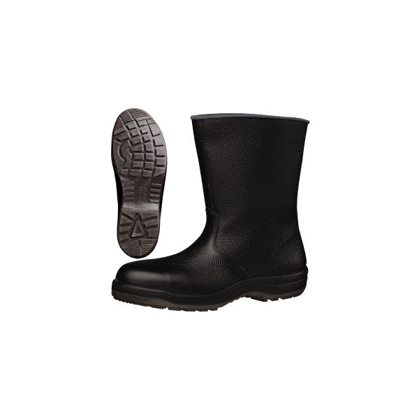 ミドリ安全 JIS規格 安全靴 半長靴 CF140 25.0cm ブラック 1342023209 1足（直送品）