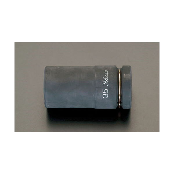 エスコ 1”DRx33mm 薄肉インパクトディープソケット EA164FC-33 1個（直送品）