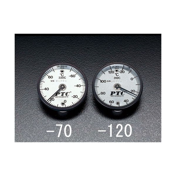 エスコ ー20 ゚C~120°C 表面温度計(マグネット付) EA722Y-120 1個（直送品）