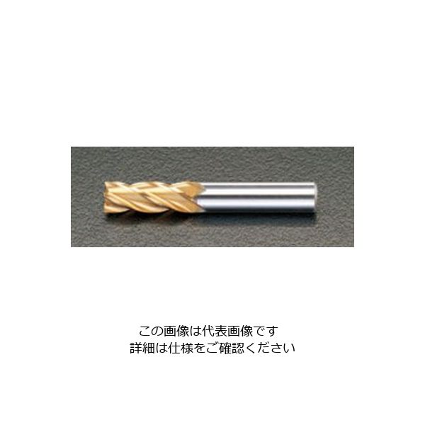 エスコ 20.0x110mm エンドミル(TiN coat・CoーHSS/4枚刃) EA824RB-20 1本（直送品）