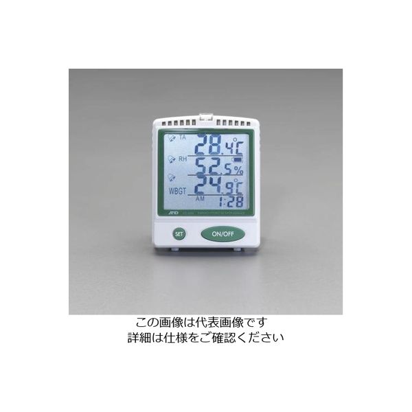 エスコ 温湿度データロガー EA742GC-11 1個（直送品）