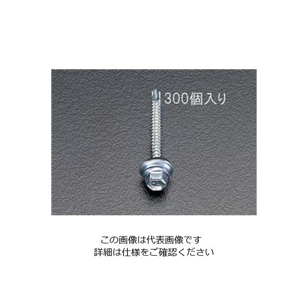 エスコ 6x25mm 六角頭ピアスビス(シール付/300本) EA949EF-62 1箱(300本)（直送品）