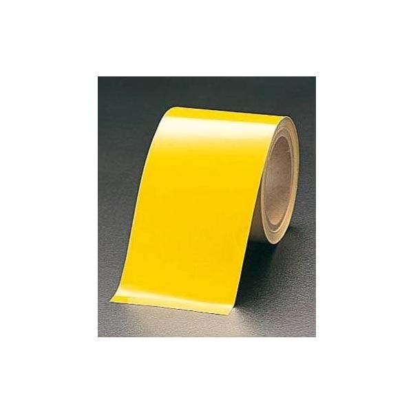 エスコ 150mmx10m 粗面用反射テープ(黄) EA983GD-150 1巻（直送品）
