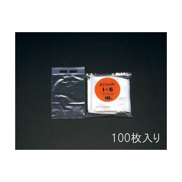 エスコ（esco） 340x480mm ハンディー袋（チャック付/100枚） 1パック（100枚） EA944CC-480（直送品）