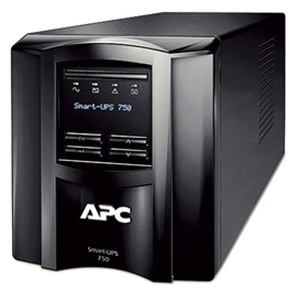 シュナイダーエレクトリック ＡＰＣ　ＳｍａｒｔーＵＰＳ　７５０　ＬＣＤ　１００ SMT750J3W 1式