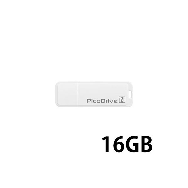 グリーンハウス USBメモリー 16GB ピコドライブN GH-UFD16GN 1本（直送品） - アスクル