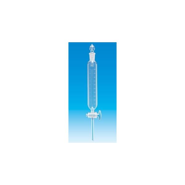 東京硝子器械 F共通円筒分液ロート目盛付球栓50mL 15/25 1本 000-15-65-04（直送品）