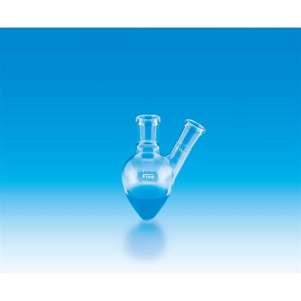 東京硝子器械 Fine透明共通二口なし型フラスコ50mL15-15 1個 330-13-62-51（直送品）