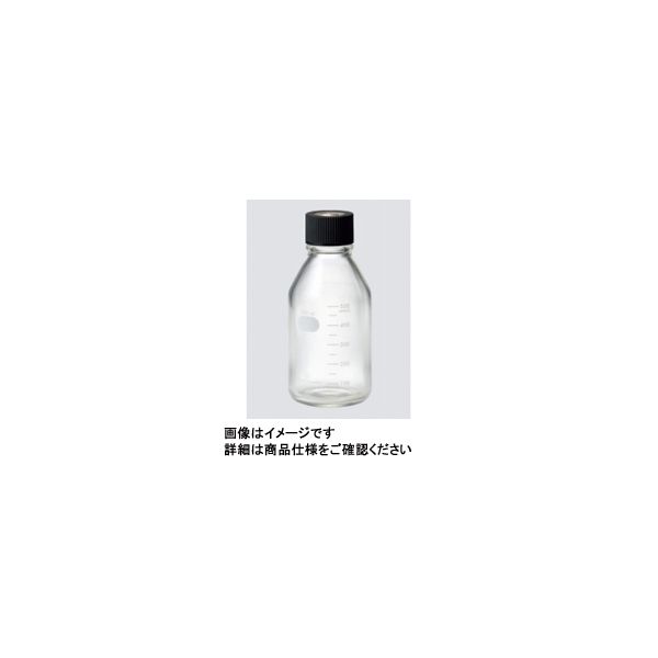三商 SG（ガラス）ボトル 白 ETFEコート 500mL-45 1個 85-2305（直送品）