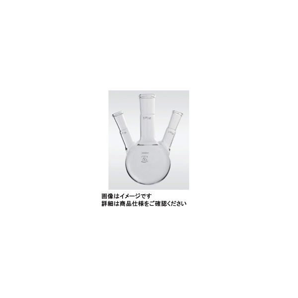 三商　三商　透明摺合せ三ッ口フラスコ　300ｍＬ　29／42ー19／38　82-4014　1個　（直送品）