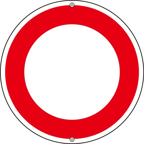 日本緑十字社 道路標識板 道路320-2 空標識 133202 1枚（直送品