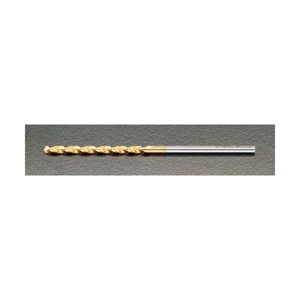 エスコ 3.8x150mm ロングドリル(Tin coat・CoーHSS) EA824NM-3.8 1セット(2本)（直送品）