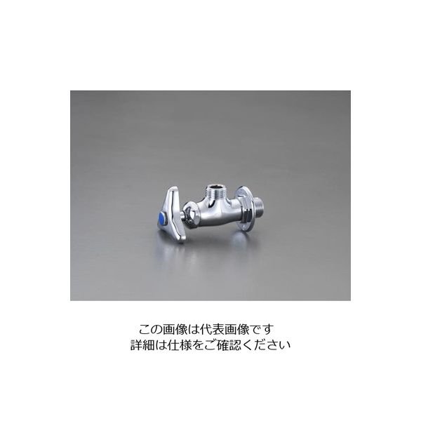 エスコ RJ 1/2”xG 1/2” 湯沸器用化粧バルブ EA468BN-6 1セット(2個)（直送品）