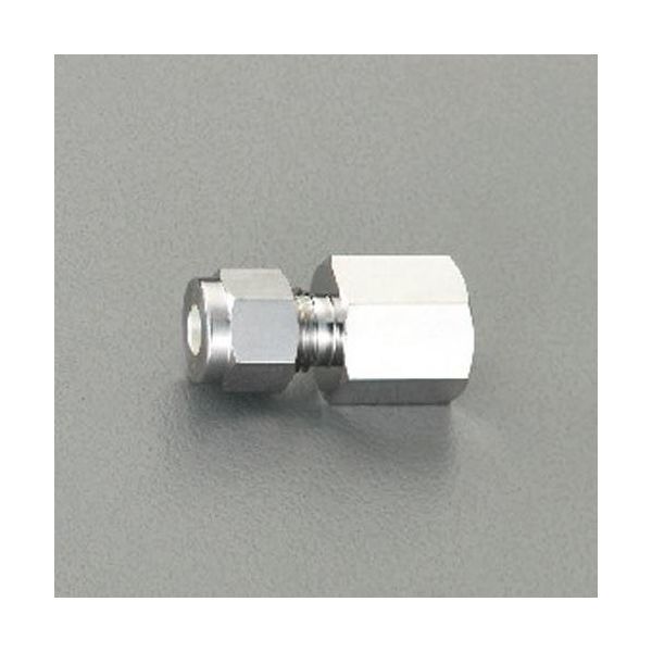 エスコ G 3/8”x 6mm ユニオン(圧力計/ステンレス製) EA425CN-63 1セット(3個)（直送品） - アスクル