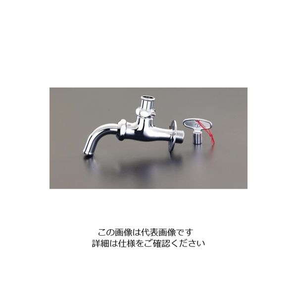 エスコ PJ 1/2” 共用万能ホーム水栓 EA468BP-5 1セット(2個)（直送品）