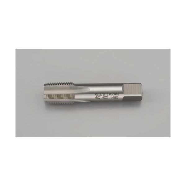 エスコ 1/4”x19 パイプタップ(Rc・ISO形状・HSS) EA829TB-2 1セット(2本)（直送品）