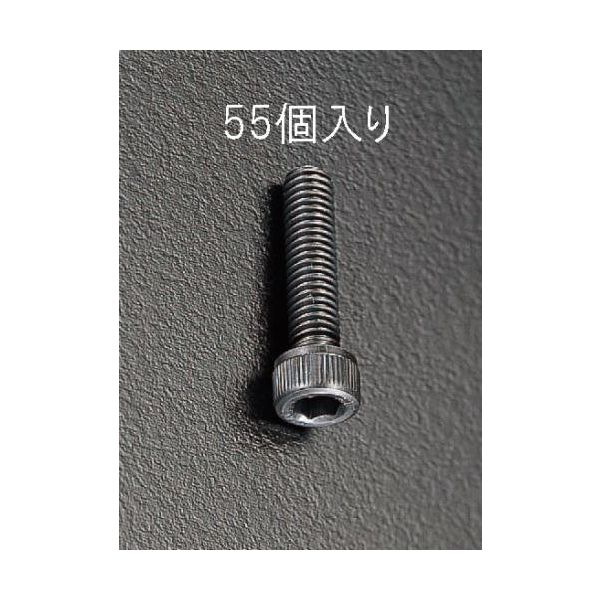 エスコ M6x20mm 六角穴付ボルト(55個) EA949DE-7 1セット(550個:55個×10パック)（直送品）