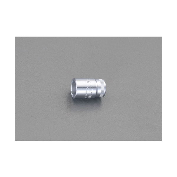 エスコ 3/8”DRx19mm ソケット EA617YC-19 1セット(3個)（直送品）