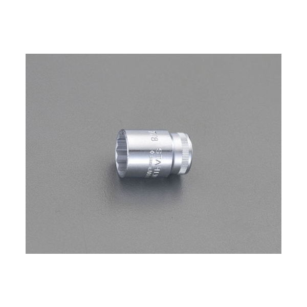 エスコ 1/2”DRx 7/16” ソケット EA617ZB-2 1セット(3個)（直送品）