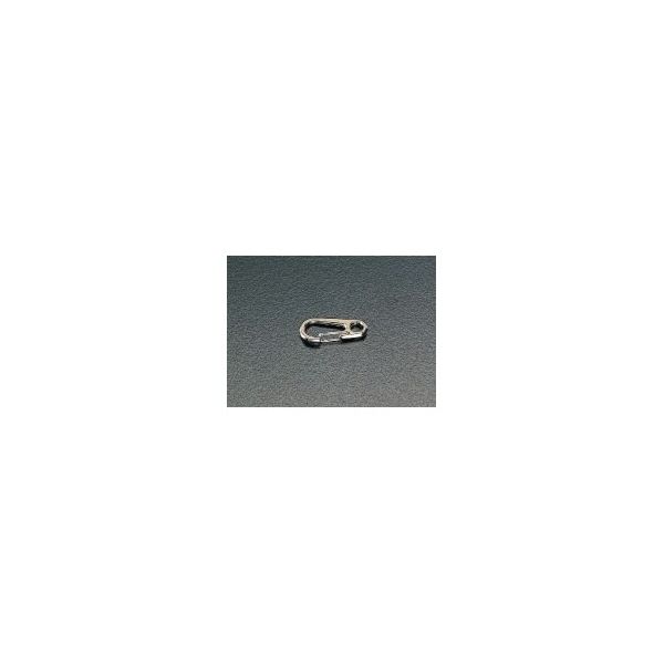 エスコ 34mm スナップフック(鉄ニッケルメッキ) EA638AE-1 1セット(50個)（直送品） 5,742円