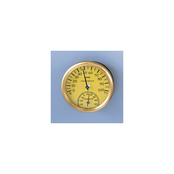 サンプラテック 温湿度計 φ68×23H 25479 1個（直送品）