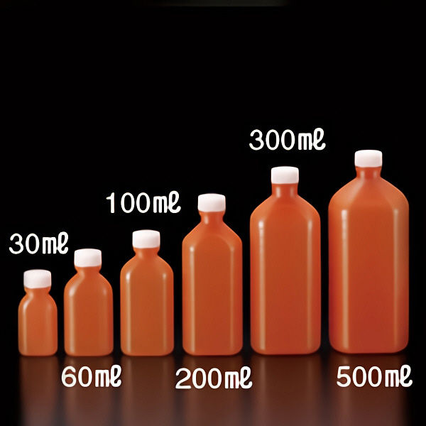 サンプラテック B型投薬瓶(茶色) 未滅菌60ml (200本) 25037 1箱(200本)（直送品）