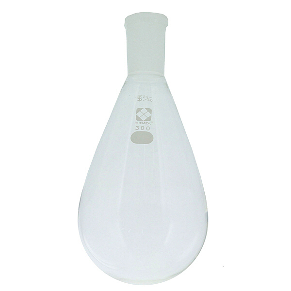 柴田科学 共通摺合なす形フラスコ 300mL 005370-24300 1個 61-4406-03（直送品）