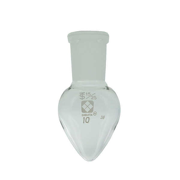 柴田科学 共通摺合梨形フラスコ 10mL 005410-1510 1個 61-4406-22（直送品）