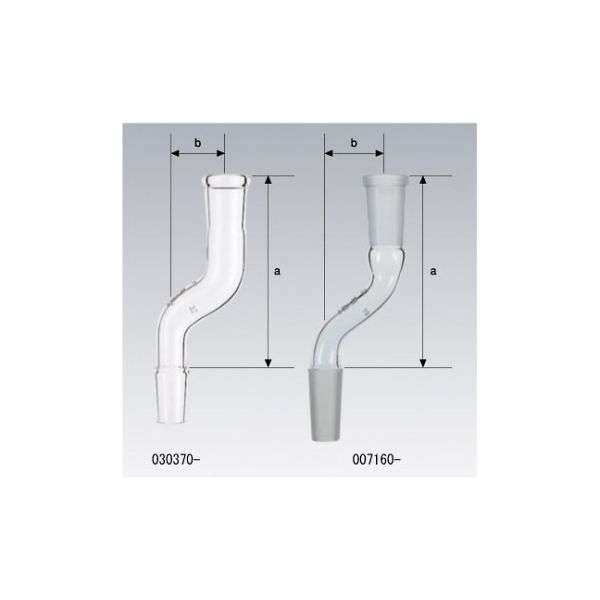 柴田科学 共通摺合連結管 オフセット形 15/25ー15/25 007160-1515 1個 61-4407-47（直送品）