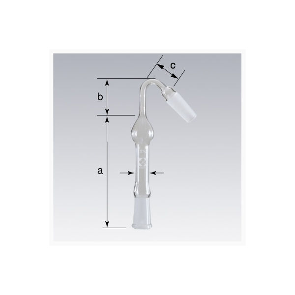 柴田科学 共通摺合カルシウム管 曲管 19/38ー19/38 007740-1945 1個 61-4407-88（直送品）
