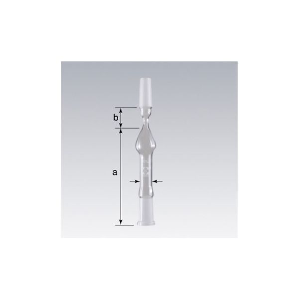 柴田科学 共通摺合カルシウム管 直管 19/38ー19/38 007750-1938 1個 61-4407-90（直送品）